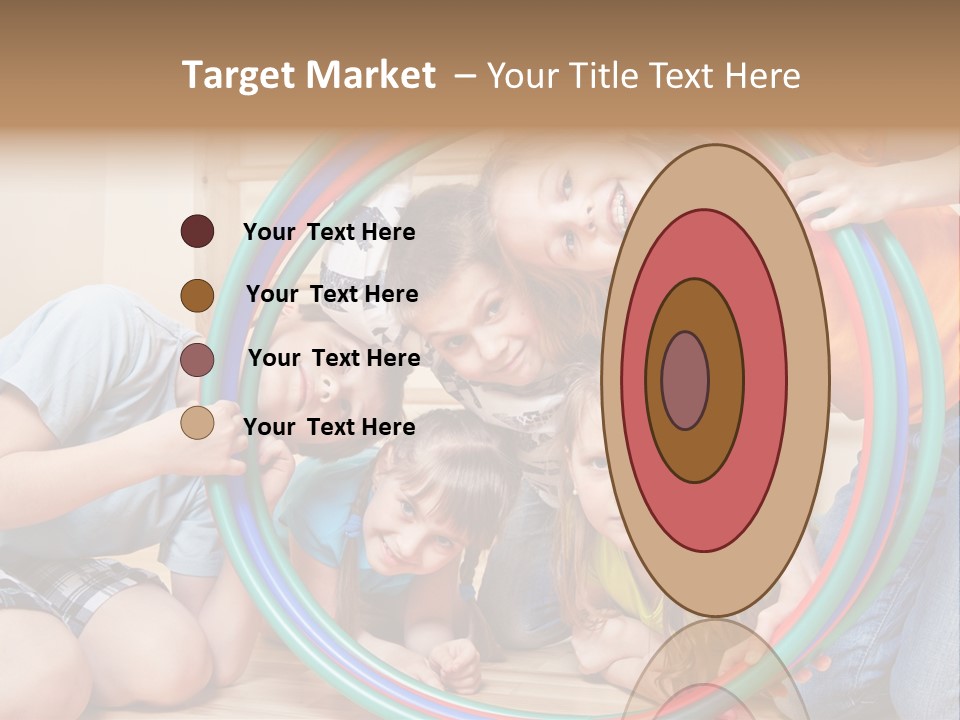 Students Preschool Girl PowerPoint Template