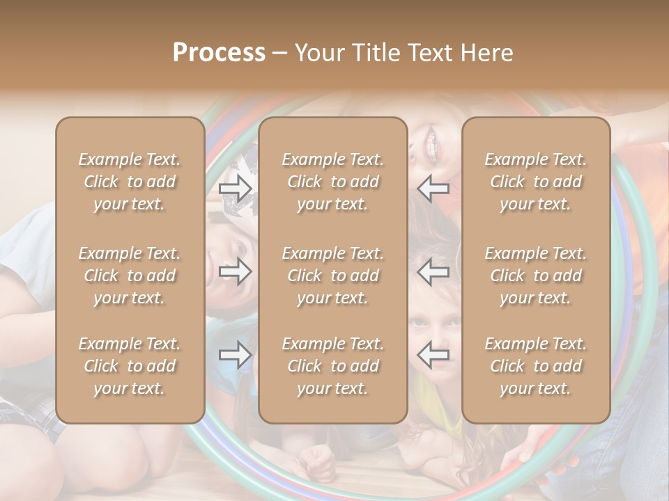 Students Preschool Girl PowerPoint Template