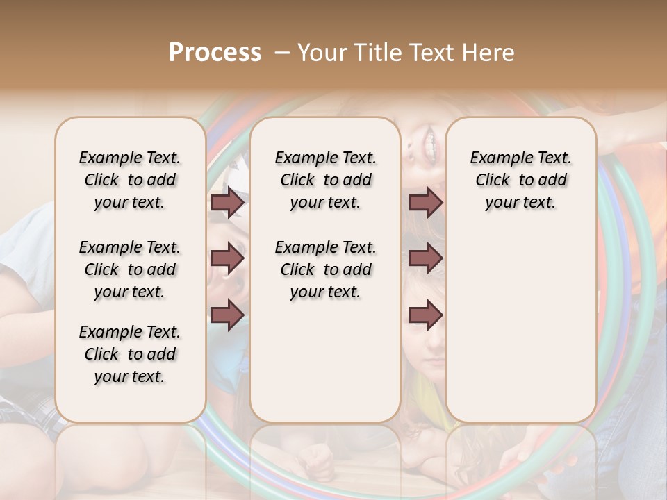 Students Preschool Girl PowerPoint Template