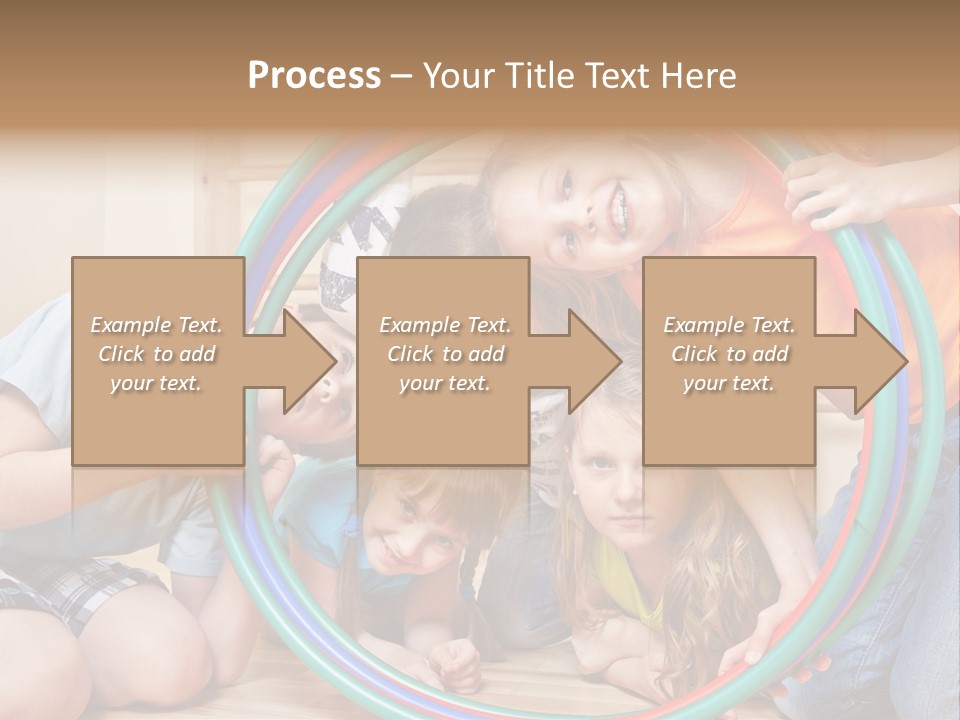 Students Preschool Girl PowerPoint Template