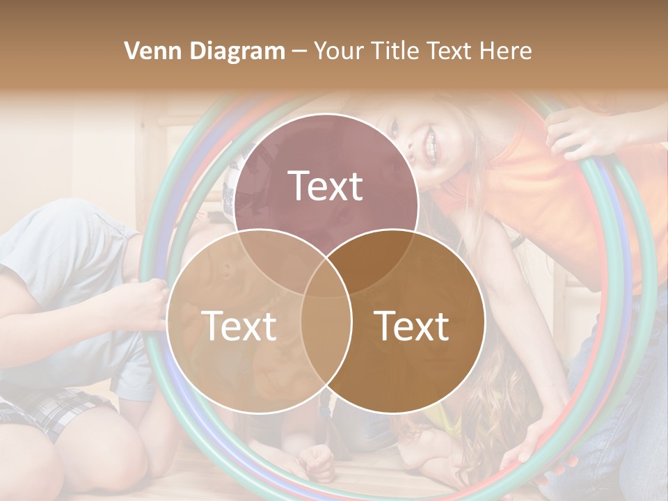 Students Preschool Girl PowerPoint Template