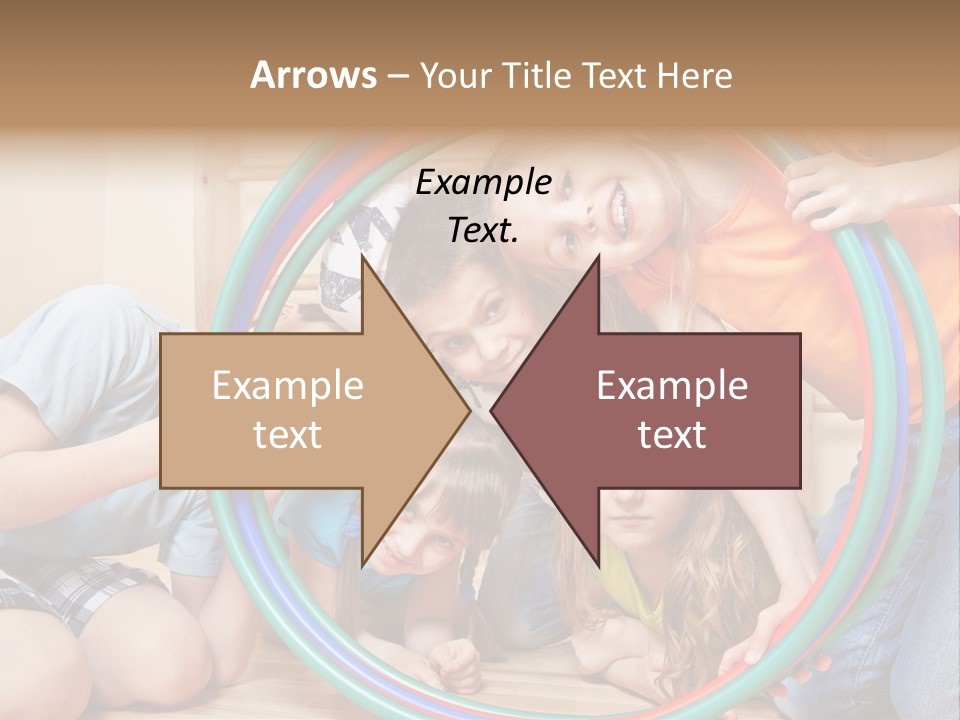 Students Preschool Girl PowerPoint Template