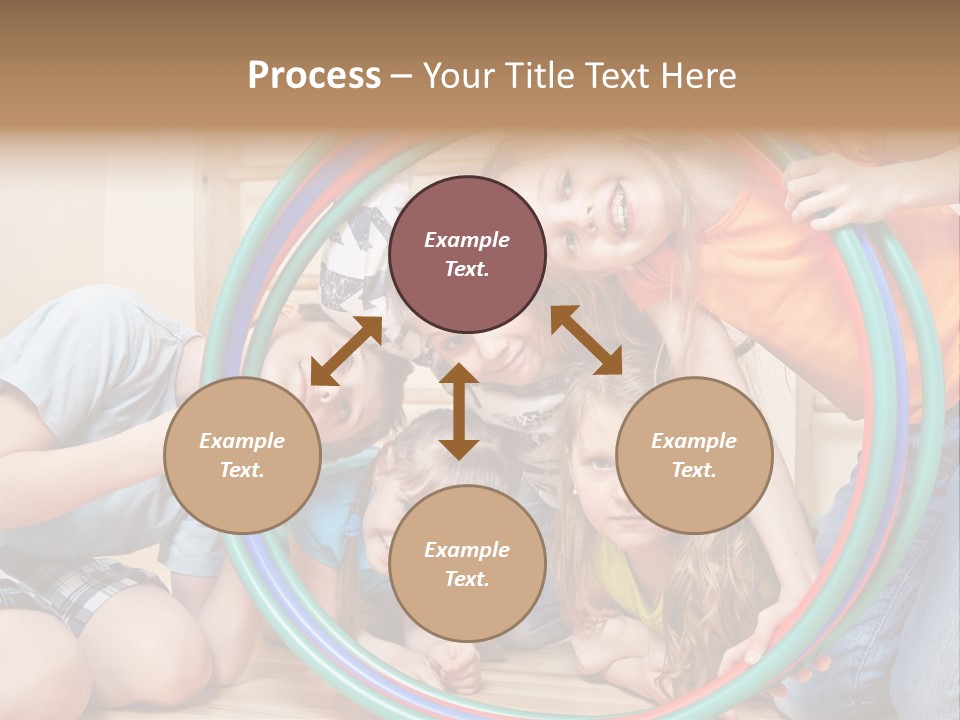 Students Preschool Girl PowerPoint Template