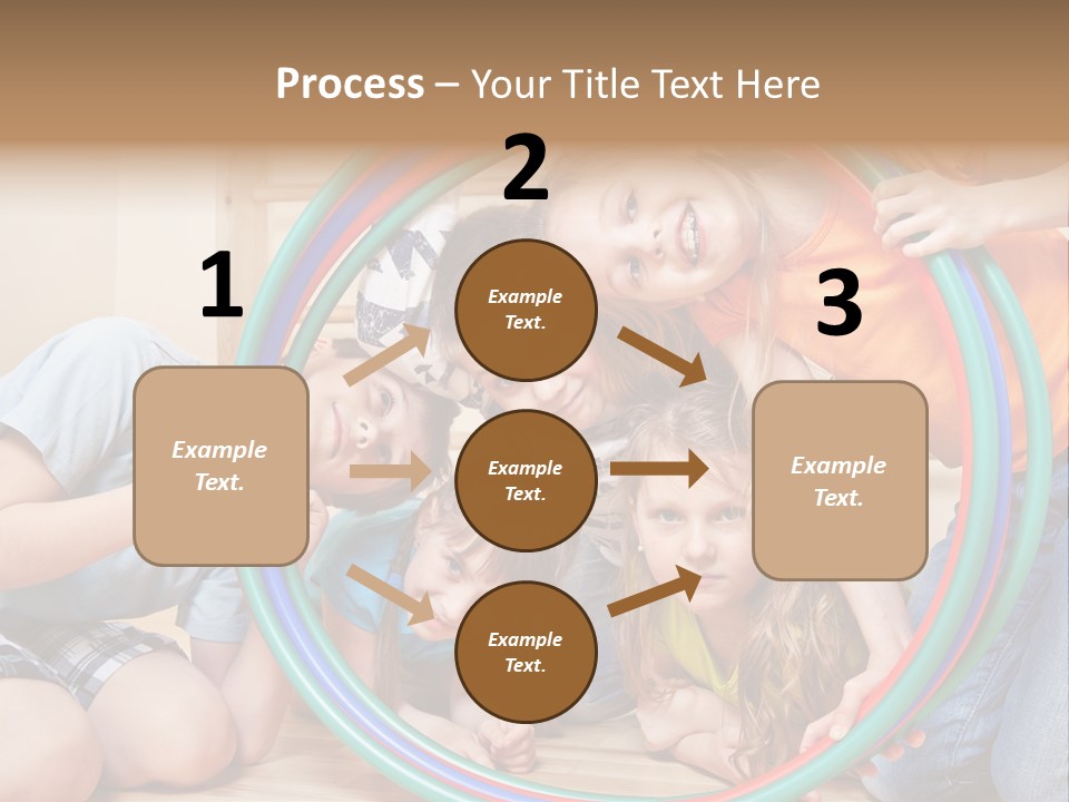 Students Preschool Girl PowerPoint Template