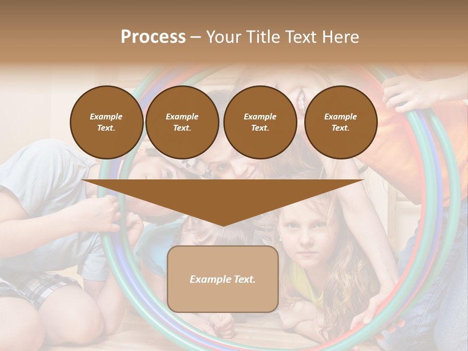 Students Preschool Girl PowerPoint Template