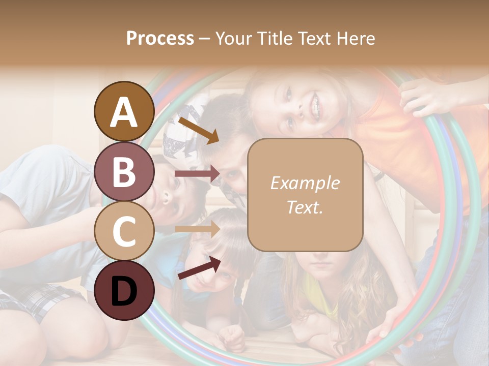 Students Preschool Girl PowerPoint Template