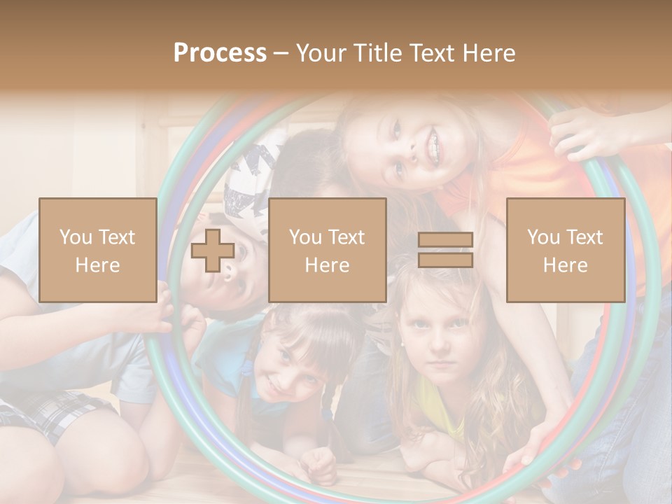 Students Preschool Girl PowerPoint Template