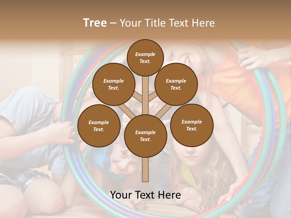 Students Preschool Girl PowerPoint Template