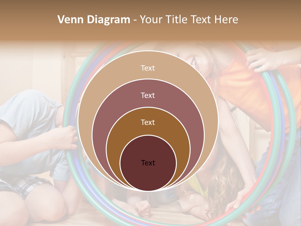 Students Preschool Girl PowerPoint Template