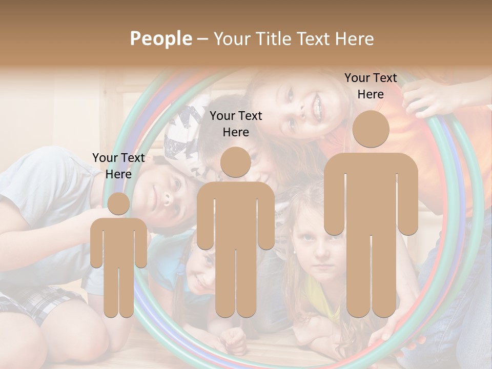 Students Preschool Girl PowerPoint Template