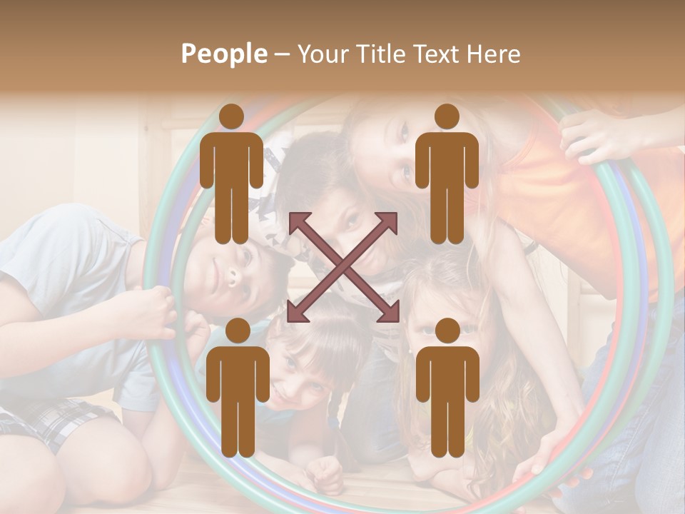 Students Preschool Girl PowerPoint Template