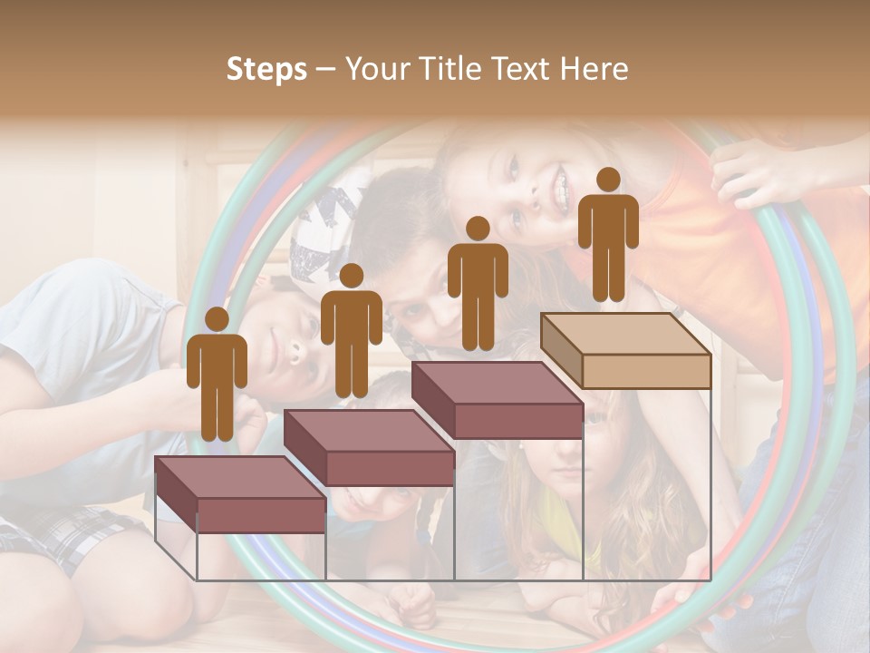 Students Preschool Girl PowerPoint Template