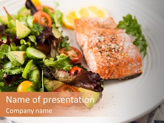 Gourmet Restaurant Seafood PowerPoint Template