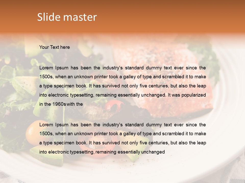 Gourmet Restaurant Seafood PowerPoint Template
