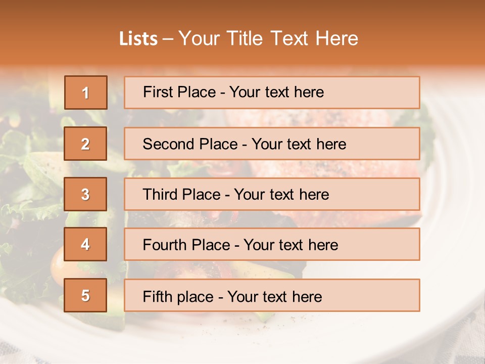 Gourmet Restaurant Seafood PowerPoint Template
