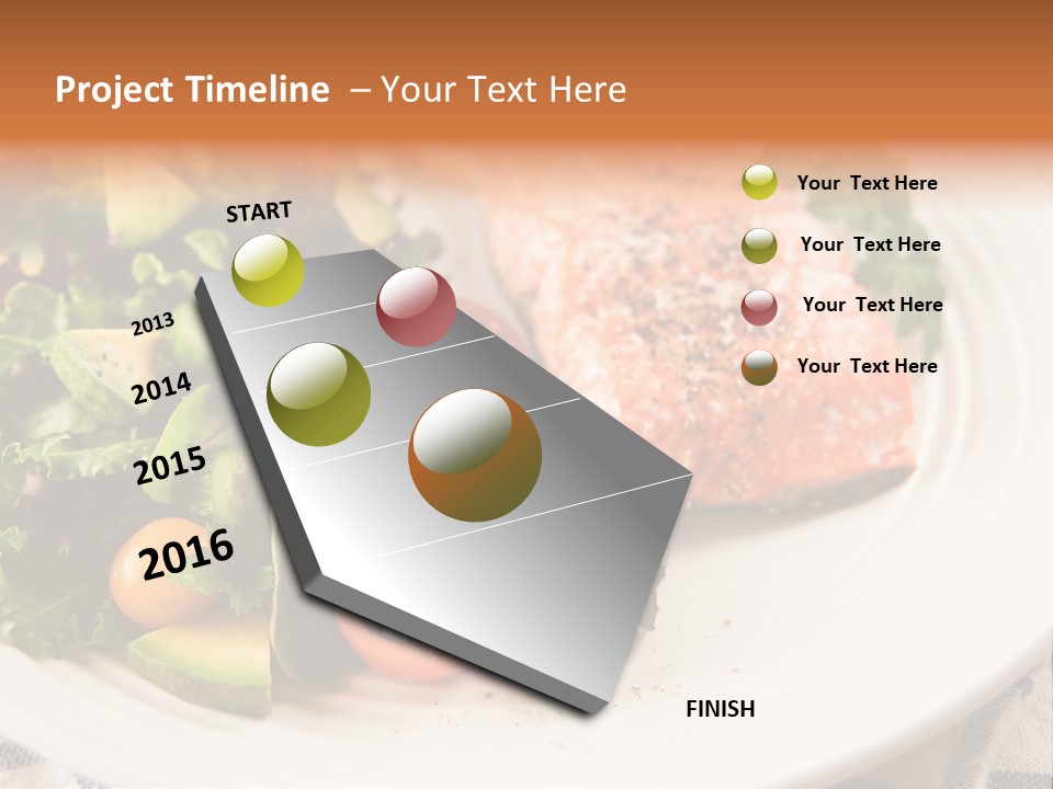 Gourmet Restaurant Seafood PowerPoint Template