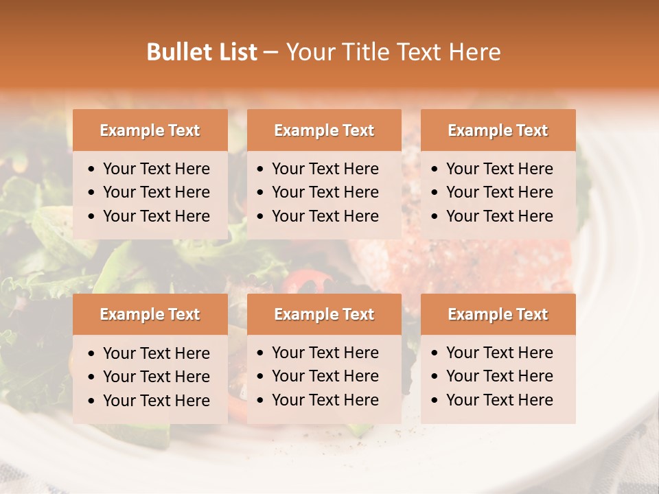 Gourmet Restaurant Seafood PowerPoint Template