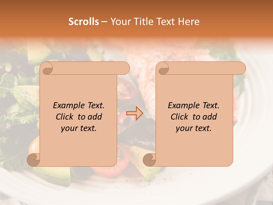 Gourmet Restaurant Seafood PowerPoint Template