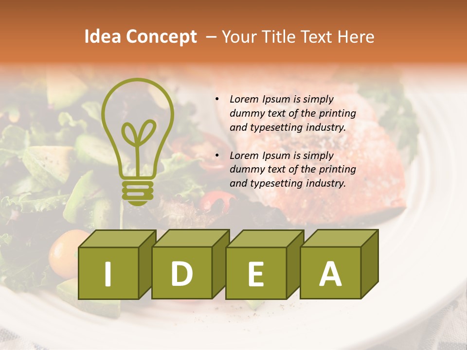 Gourmet Restaurant Seafood PowerPoint Template