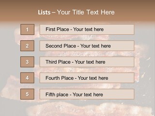 Press English Muffin PowerPoint Template