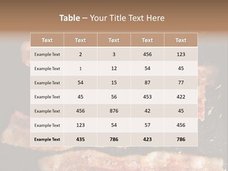 Press English Muffin PowerPoint Template