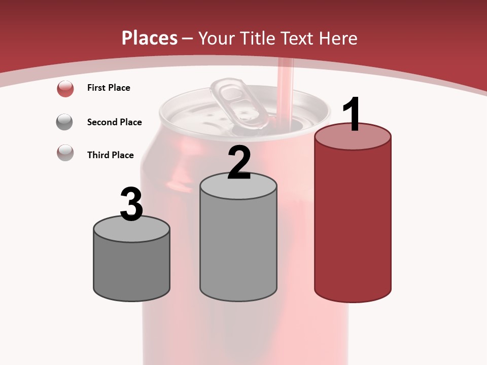 Drink Can Carbonated White PowerPoint Template
