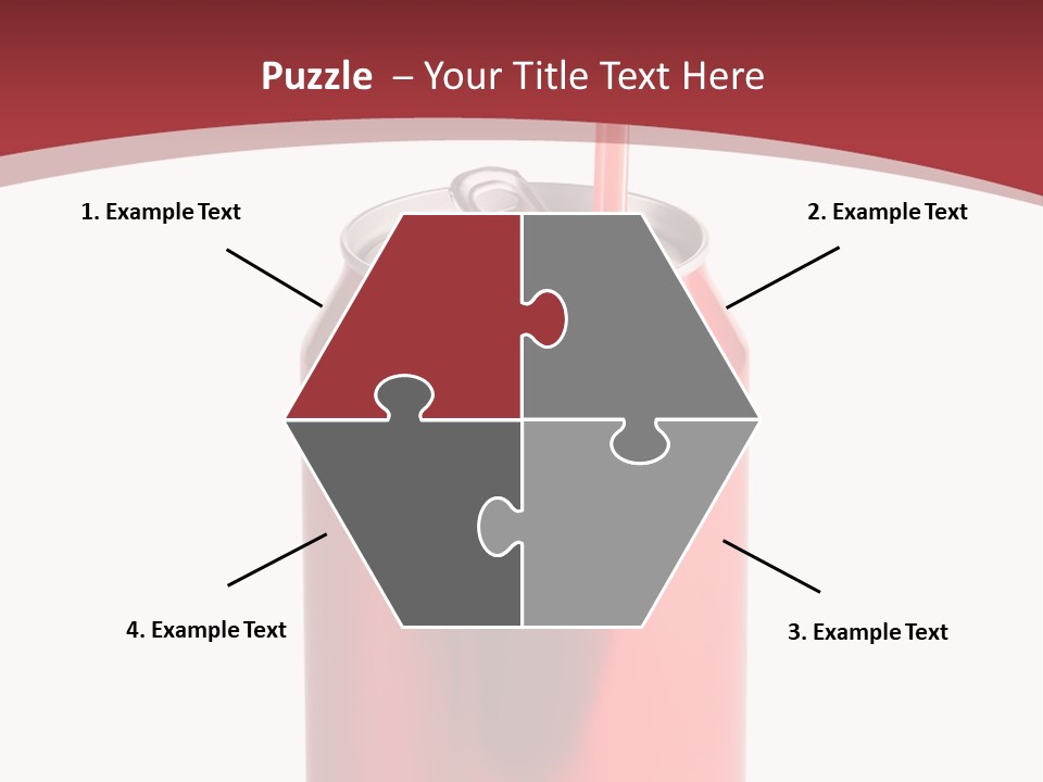 Drink Can Carbonated White PowerPoint Template