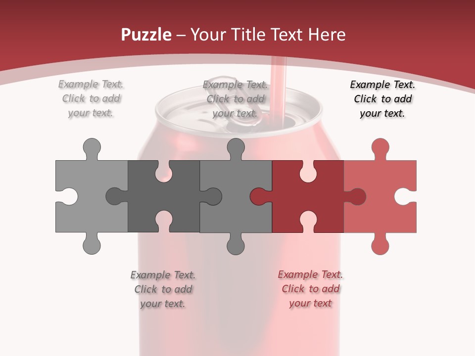 Drink Can Carbonated White PowerPoint Template