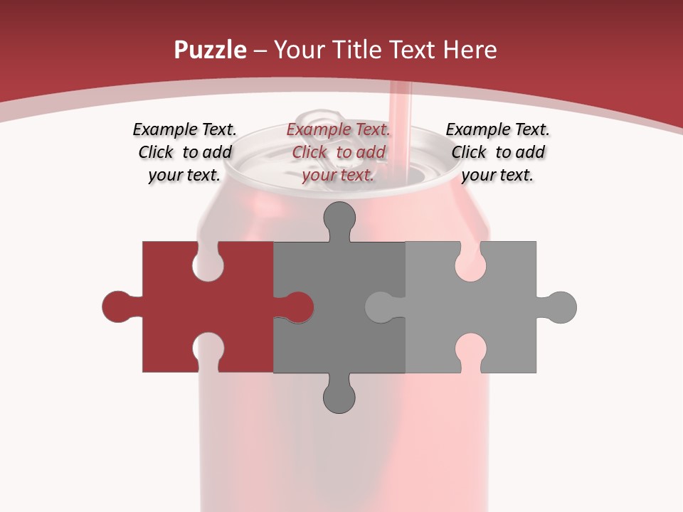 Drink Can Carbonated White PowerPoint Template