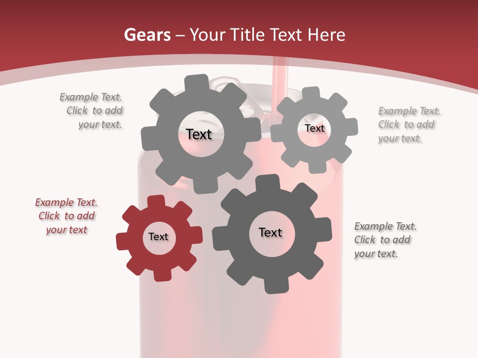 Drink Can Carbonated White PowerPoint Template