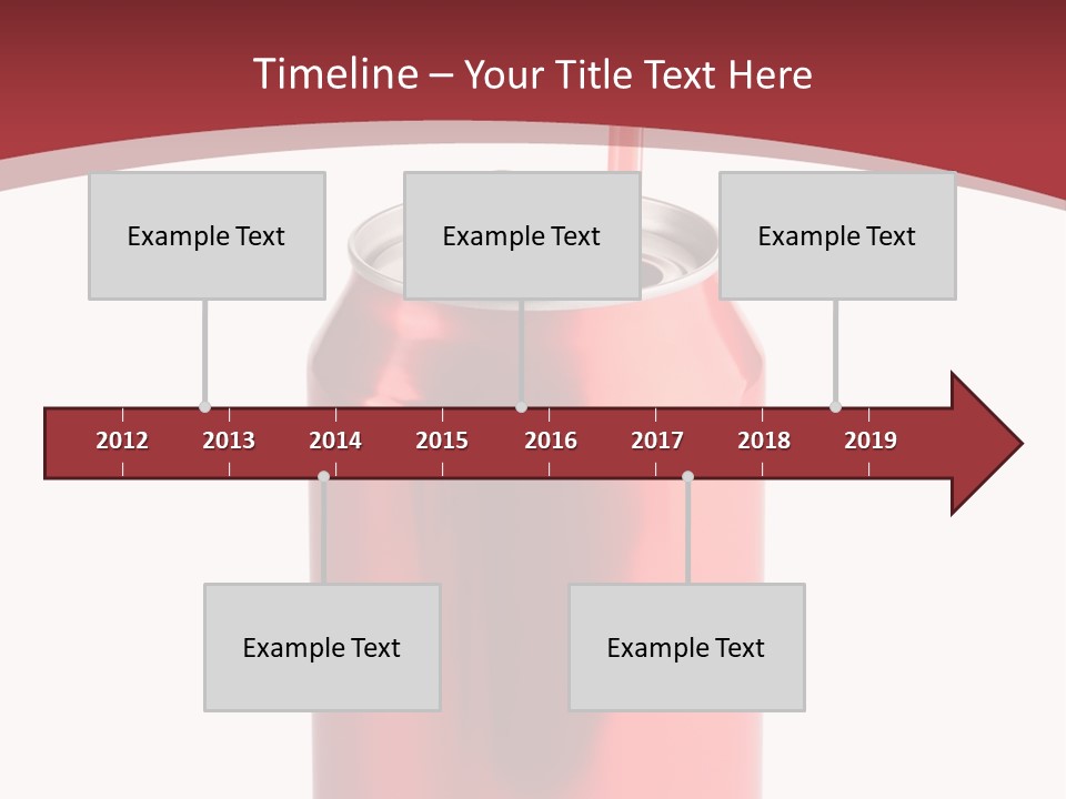 Drink Can Carbonated White PowerPoint Template