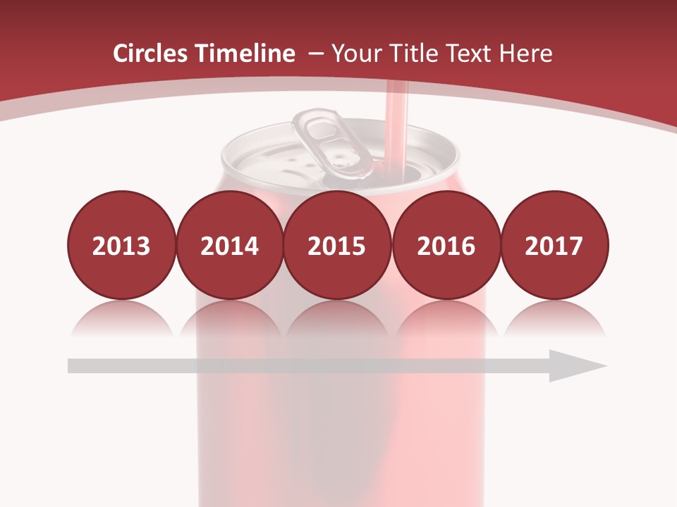 Drink Can Carbonated White PowerPoint Template