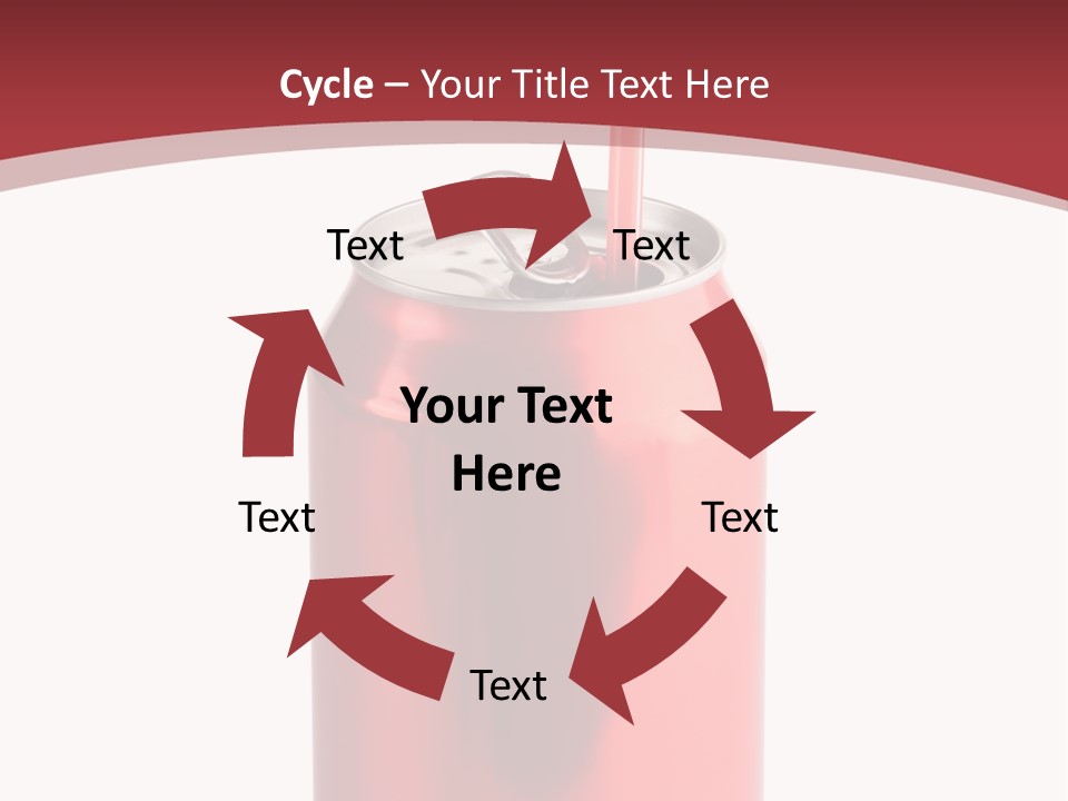 Drink Can Carbonated White PowerPoint Template