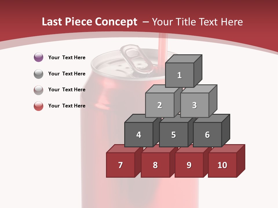 Drink Can Carbonated White PowerPoint Template