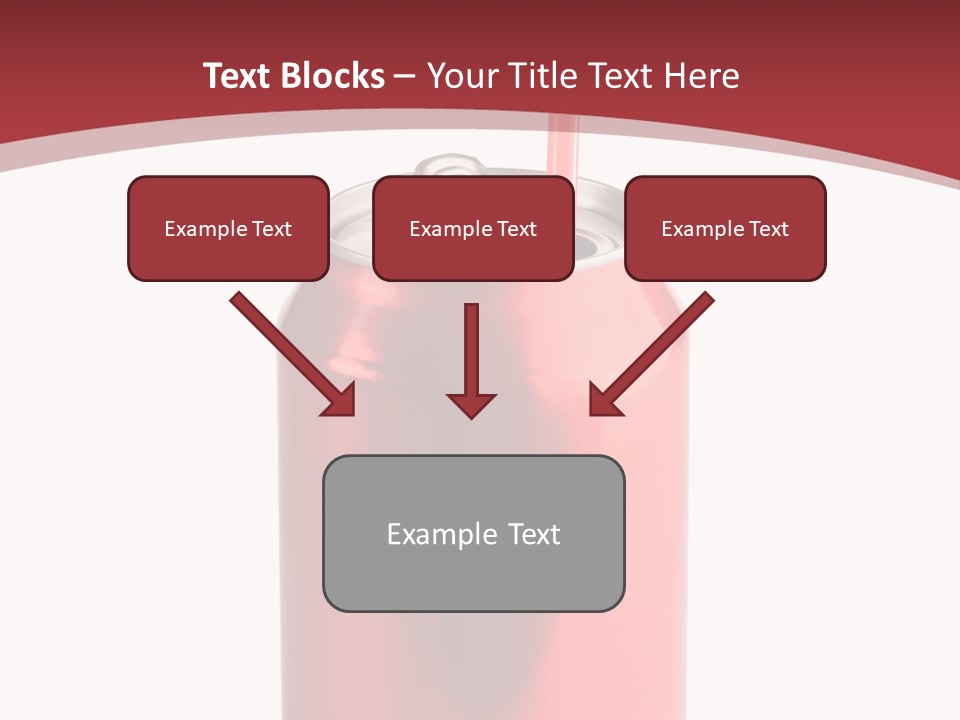 Drink Can Carbonated White PowerPoint Template