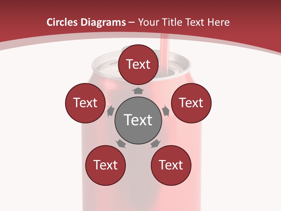 Drink Can Carbonated White PowerPoint Template