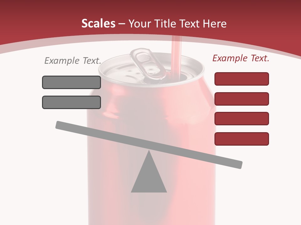 Drink Can Carbonated White PowerPoint Template