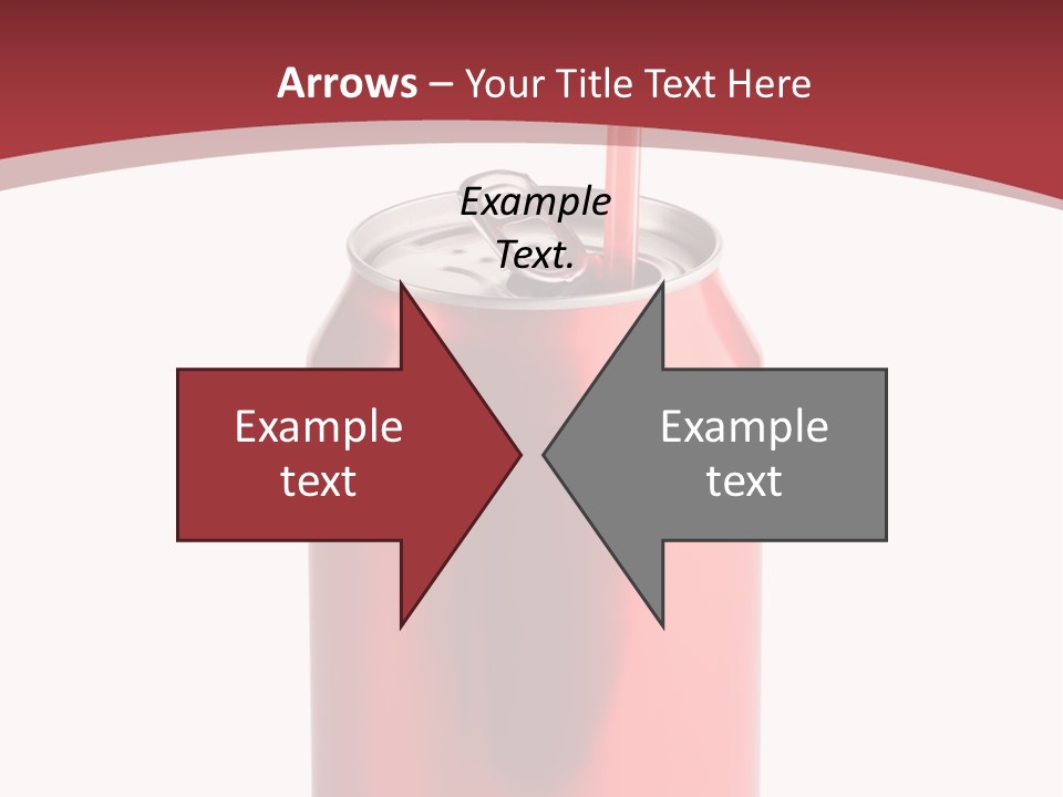 Drink Can Carbonated White PowerPoint Template