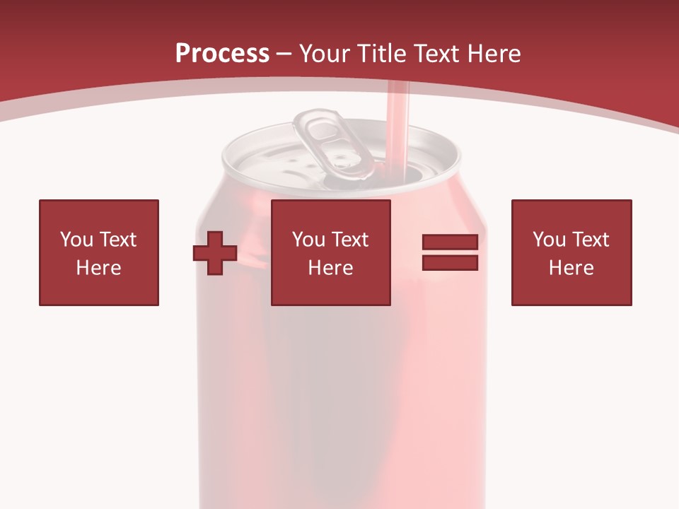 Drink Can Carbonated White PowerPoint Template