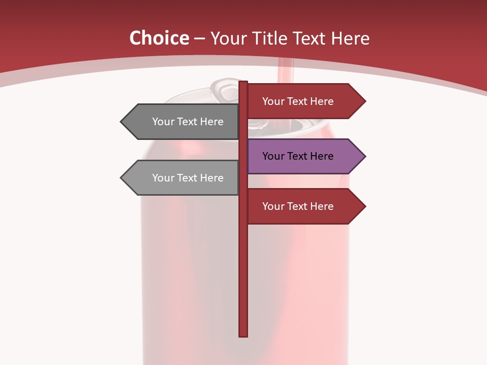 Drink Can Carbonated White PowerPoint Template