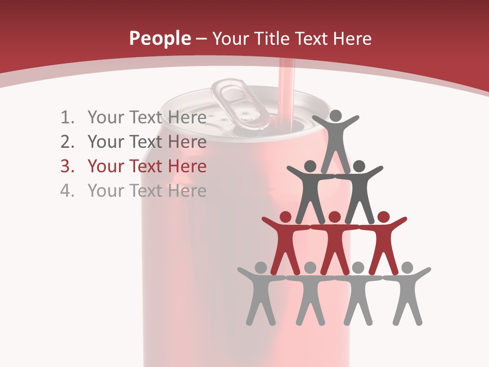 Drink Can Carbonated White PowerPoint Template