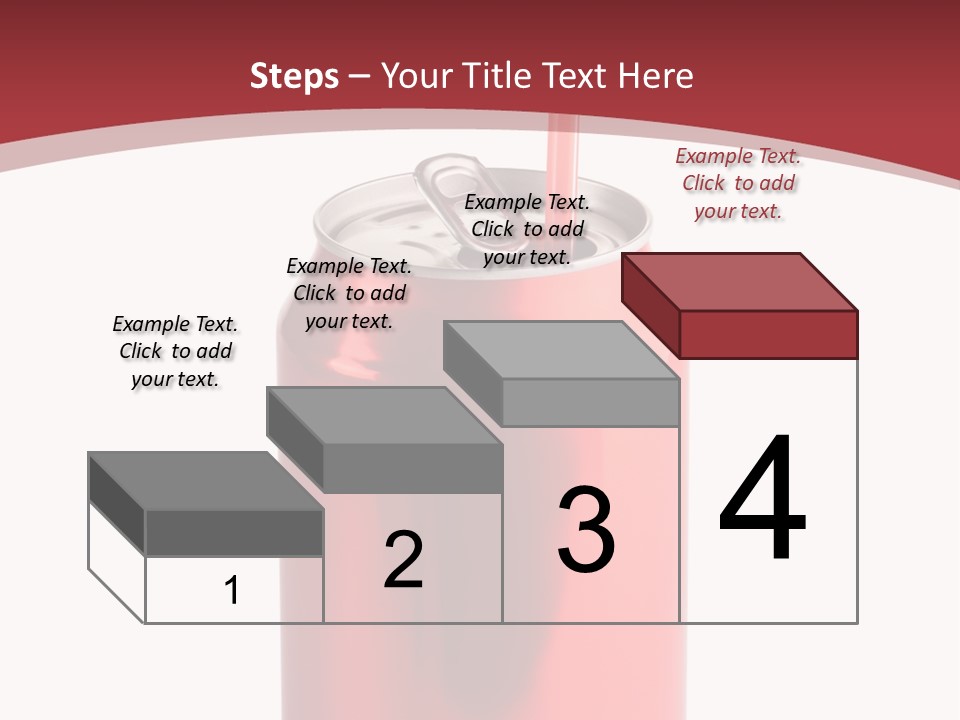 Drink Can Carbonated White PowerPoint Template