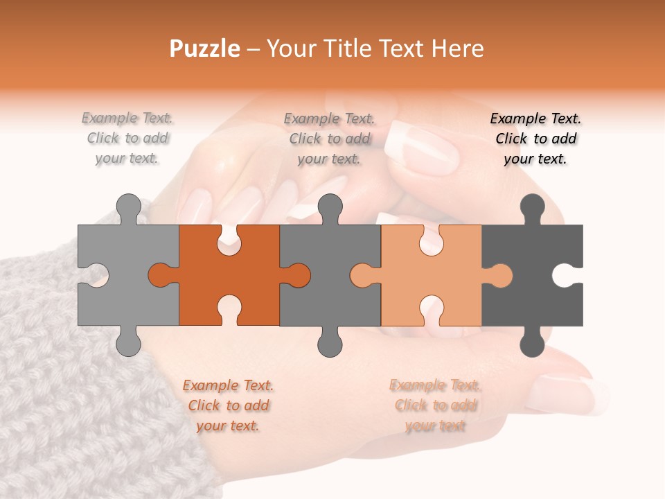 Salon Female Manicure PowerPoint Template