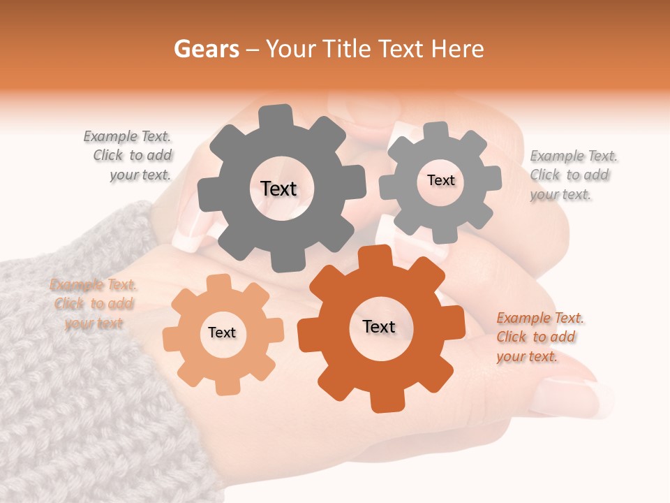 Salon Female Manicure PowerPoint Template