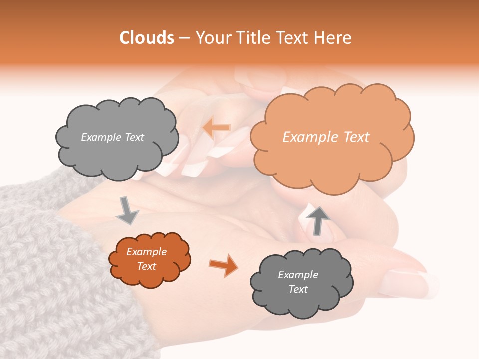 Salon Female Manicure PowerPoint Template