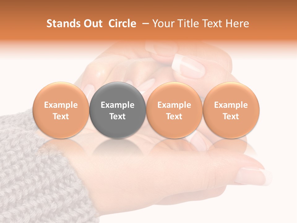 Salon Female Manicure PowerPoint Template