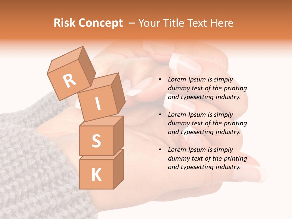 Salon Female Manicure PowerPoint Template