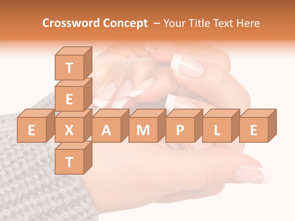 Salon Female Manicure PowerPoint Template