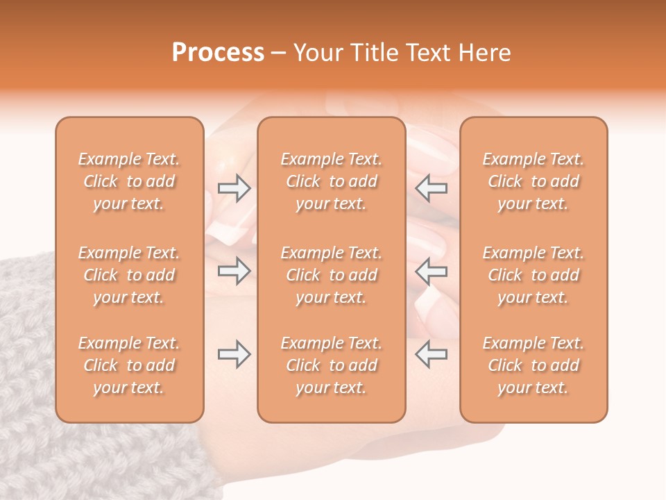 Salon Female Manicure PowerPoint Template