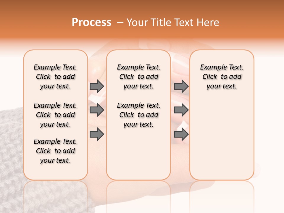 Salon Female Manicure PowerPoint Template
